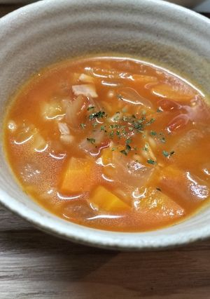 もち麦入り♡ミネストローネ-レシピのメイン写真