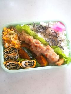 高校生 焼き鳥弁当2021.11.11-レシピのメイン写真
