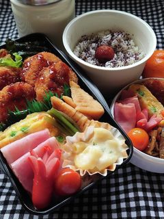 ❜21/11/11 メンチカツ弁当-レシピのメイン写真