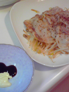 もやしと豚ばら肉の蒸し焼き-レシピのメイン写真