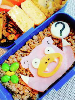 キャラ弁☆ヤドン-レシピのメイン写真