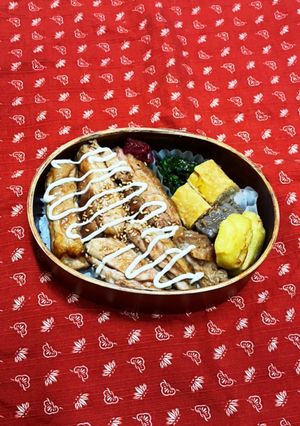 11/11 鶏もも肉照り焼き弁当-レシピのメイン写真