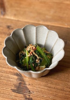 小松菜と大豆ミートの炒め煮-レシピのメイン写真