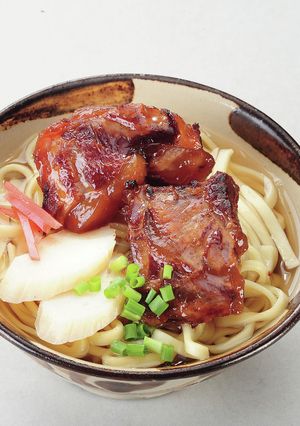 炙り軟骨ソーキそば-レシピのメイン写真