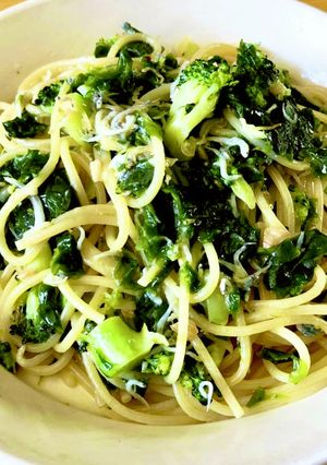 生あつばアオサとしらすのチーズパスタ-レシピのメイン写真