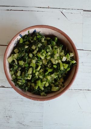 かき菜っ葉,小松菜っ葉（常備）-レシピのメイン写真