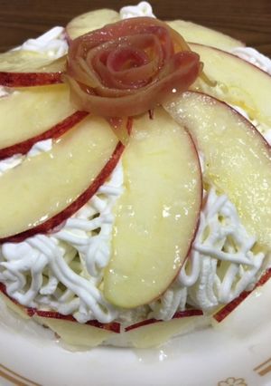 りんごバタークリームの紅茶ケーキ-レシピのメイン写真