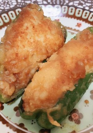 ピーマンのポテト詰め-レシピのメイン写真