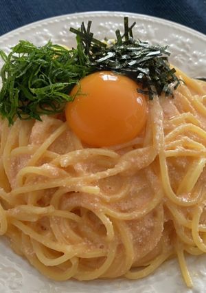 明太子カルボナーラ-レシピのメイン写真