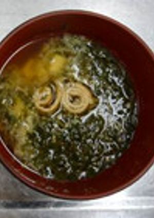 ながもの味噌汁-レシピのメイン写真
