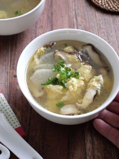 ふわふわ卵と大根しいたけの中華スープ-レシピのメイン写真