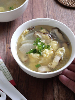 ふわふわ卵と大根しいたけの中華スープ-レシピのメイン写真