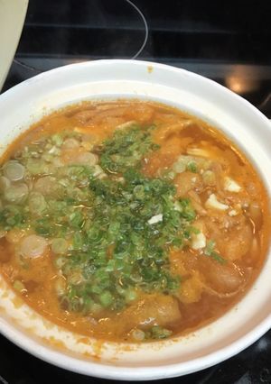 チゲ鍋(スン・ドゥブ)をベジタリアンで♪-レシピのメイン写真