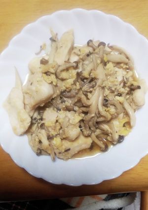 鶏胸のピタカ風しめじ炒め-レシピのメイン写真