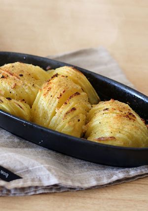 ハッセルバック風　ポテトのグリル焼き　-レシピのメイン写真