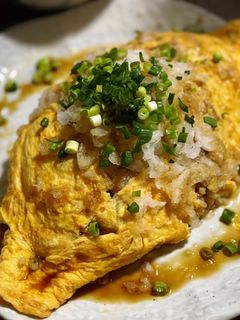 簡単!おろしポン酢の和風オムライス-レシピのメイン写真