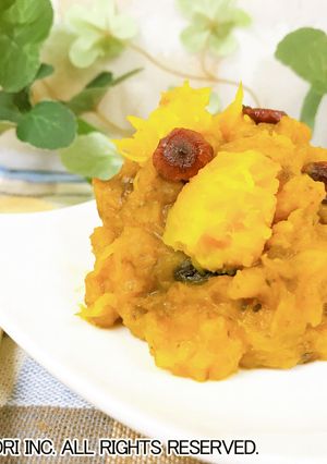 ほっくり甘い♡佃煮バターのかぼちゃサラダ-レシピのメイン写真