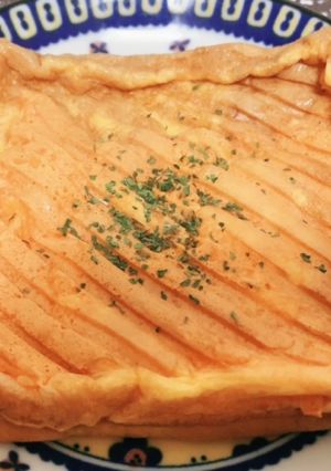 チェダーチーズのふわふわ卵焼き-レシピのメイン写真