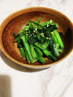 お弁当に♪パパっと5分で小松菜の炒め物-レシピのメイン写真