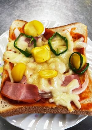 丹波栗の食パンピザ-レシピのメイン写真