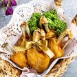 鶏手羽先(中)のフライドチキン