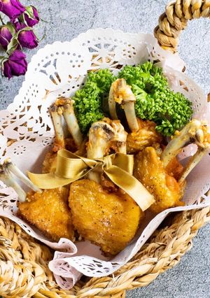 鶏手羽先(中)のフライドチキン-レシピのメイン写真