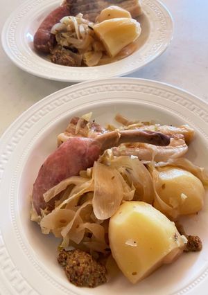 ワンパンお手軽シュークルート-レシピのメイン写真