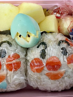 時短 アンパンマンとアンパンウーマン弁当-レシピのメイン写真