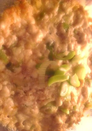 簡単：豚挽肉と豆腐と葱のピリ辛レンジ蒸し-レシピのメイン写真