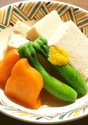 高野豆腐と人参の煮物　発酵玉葱-レシピのメイン写真