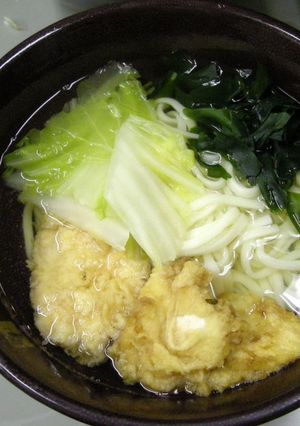 関西風鶏天うどん（200円ランチ）-レシピのメイン写真