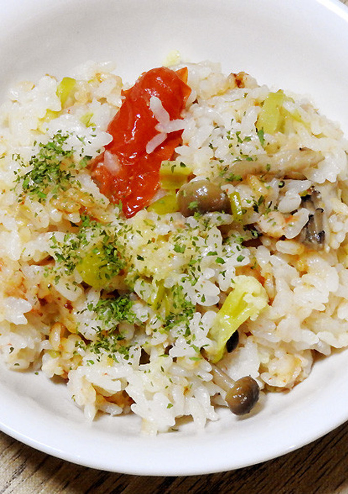 カリフローレとアイコトマトの炊き込みご飯-レシピのメイン写真