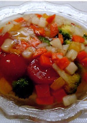 野菜スープ固めちゃいました！！-レシピのメイン写真