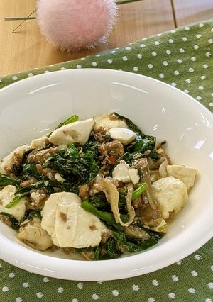 90.にらマーボー豆腐-レシピのメイン写真