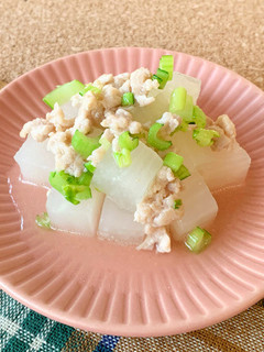 離乳食後に☆大根のそぼろあんかけ-レシピのメイン写真