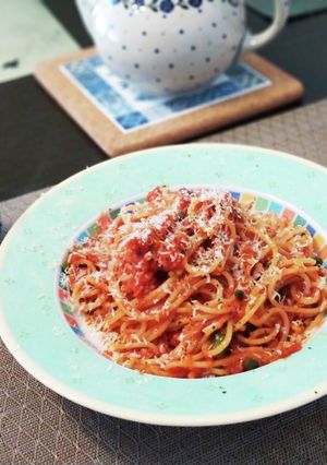 アラビアータ風 ケッパーとツナの辛パスタ-レシピのメイン写真