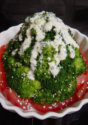 クリスマス2008☆雪積もるサラダツリー-レシピのメイン写真
