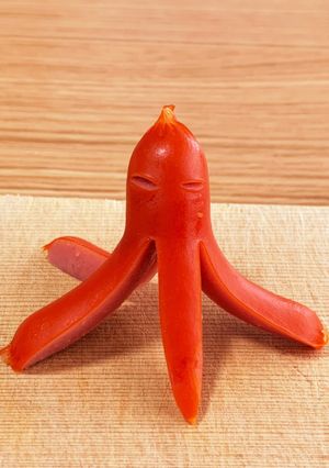 タコっぽいソーセージの飾り切り✨-レシピのメイン写真