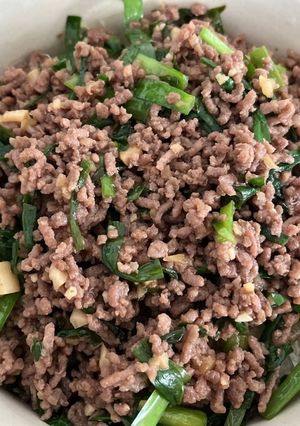 挽肉とニラのスタミナ丼☆-レシピのメイン写真
