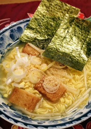 さつま揚げともやしの即席ラーメン-レシピのメイン写真
