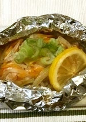 減塩！鮭のホイル焼き-レシピのメイン写真