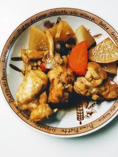 手羽元と根菜の煮物-レシピのメイン写真