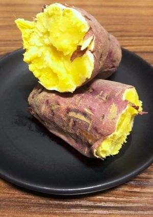 電子レンジで簡単ほくほくさつま芋【時短】-レシピのメイン写真