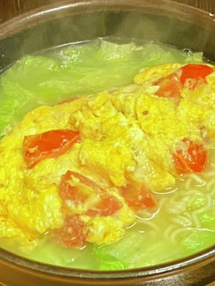 サッポロ一番塩ラーメン&ふわとろオムレツ-レシピのメイン写真