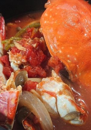 ワタリガニのトマトスープ-レシピのメイン写真