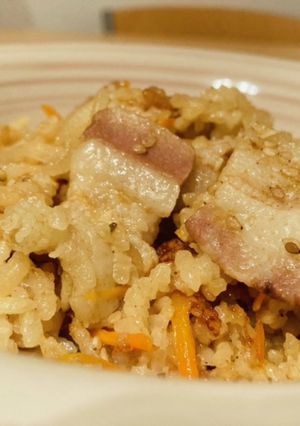 生姜焼き風炊き込みご飯-レシピのメイン写真