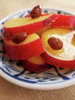 さつまいもとレーズンのレモン煮-レシピのメイン写真