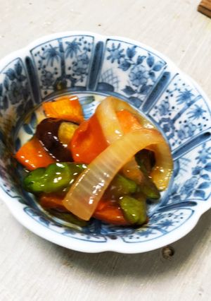 彩野菜の甘酢がらめ-レシピのメイン写真