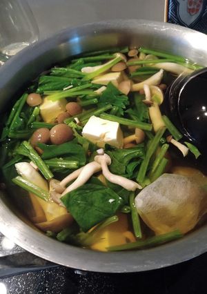 ほうれん草と豆腐のすまし汁-レシピのメイン写真