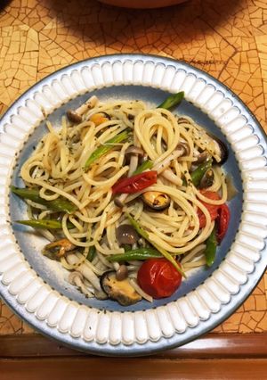 コストコ　ムール貝のパスタ-レシピのメイン写真